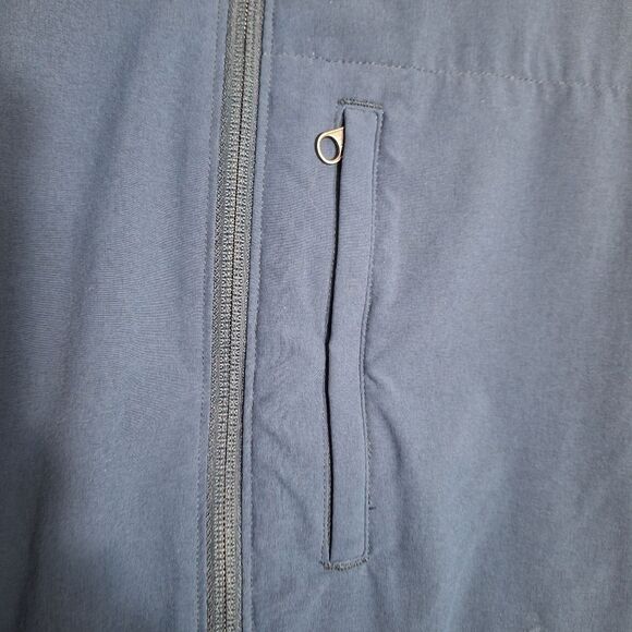 REI Mens Wind Breaker Jacket Hooded Blue Classic Preppy Large - Picture 2 of 15